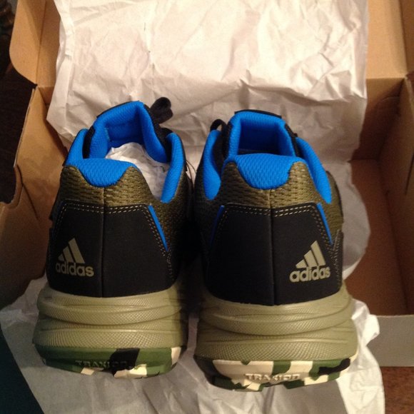 Adidas Men's TraceFinder Green Mesh Sneakers - 11.5 - New in Box - Picture 3 of 8